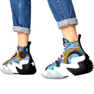 Converse Run Star Motion CX Hi Mens Size 6.5/ Womens 8 A00660C Platform Shoes